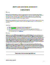 Software License Agreement